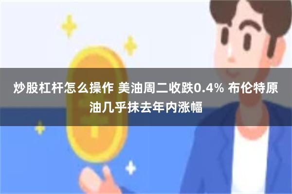 炒股杠杆怎么操作 美油周二收跌0.4% 布伦特原油几乎抹去年内涨幅