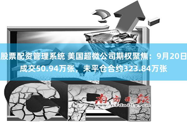 股票配资管理系统 美国超微公司期权聚焦：9月20日成交50.94万张，未平仓合约323.84万张