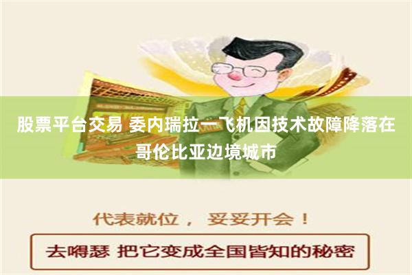 股票平台交易 委内瑞拉一飞机因技术故障降落在哥伦比亚边境城市